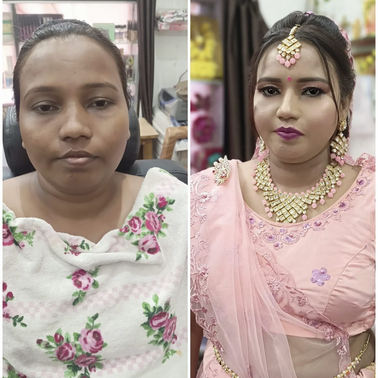 Bridal Makeup Transformation
